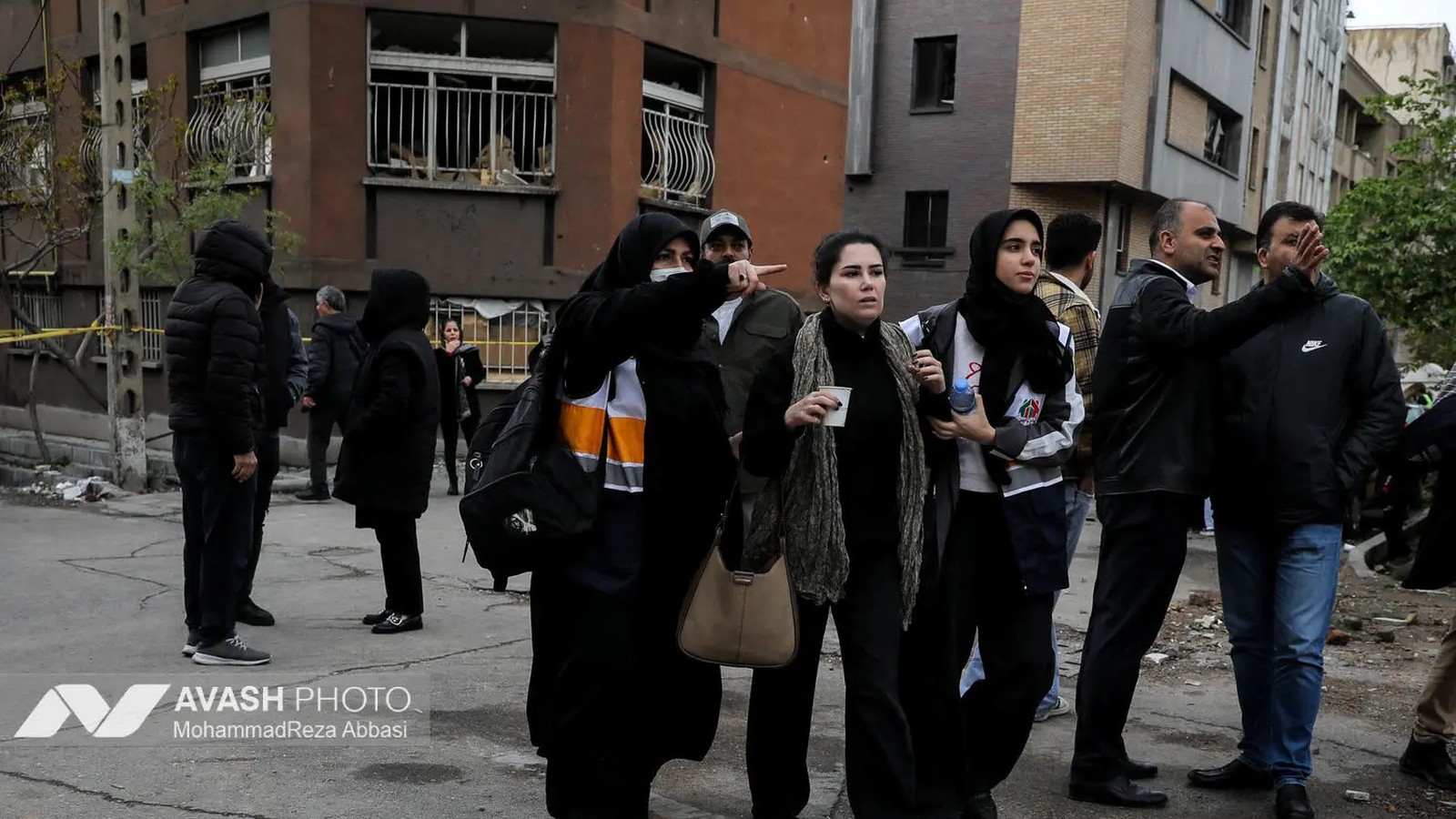Illustrative photograph titled: Attacks on Residential Homes in Gisha, Tehran - March 31 10 Avash