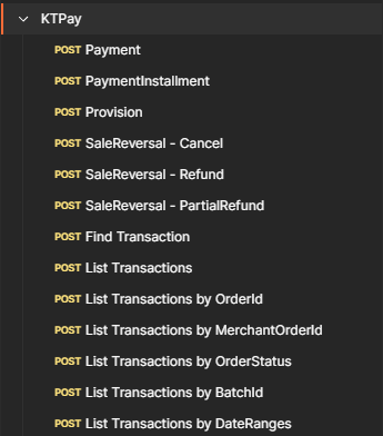 GitHub - KuveytTurk/ktpay-postman · GitHub