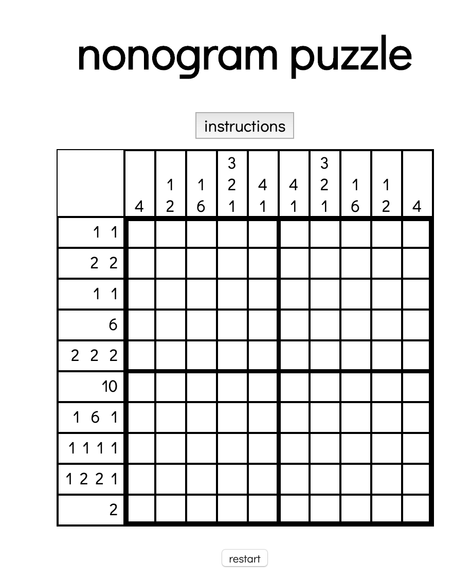 Nonogram Screenshot