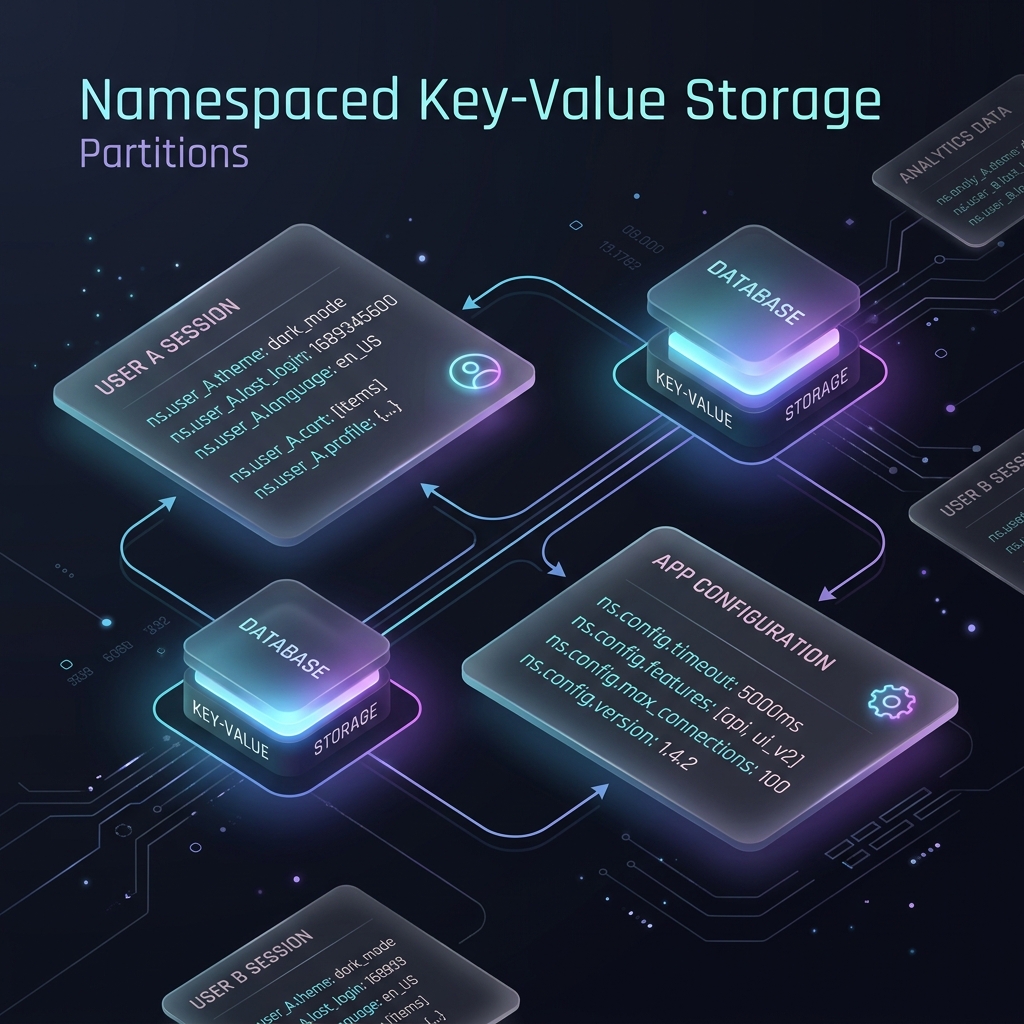 Namespaced Key-Value Storage Partitions