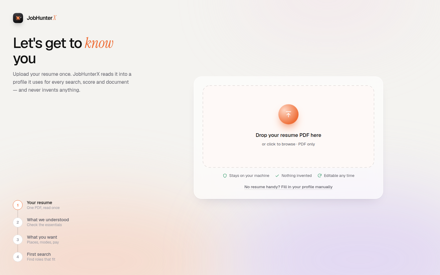 One-time onboarding