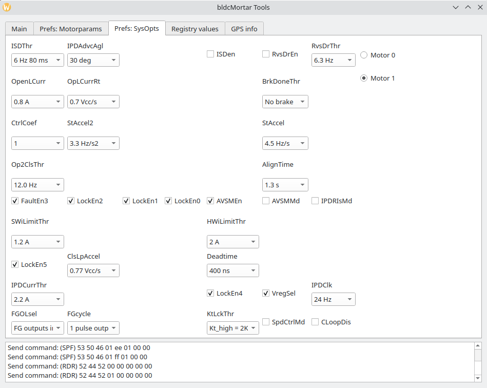 SysOpts page