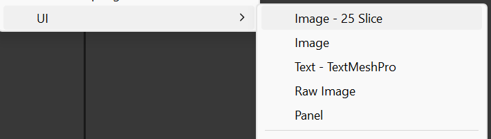 How to Add 25-Slice GameObject