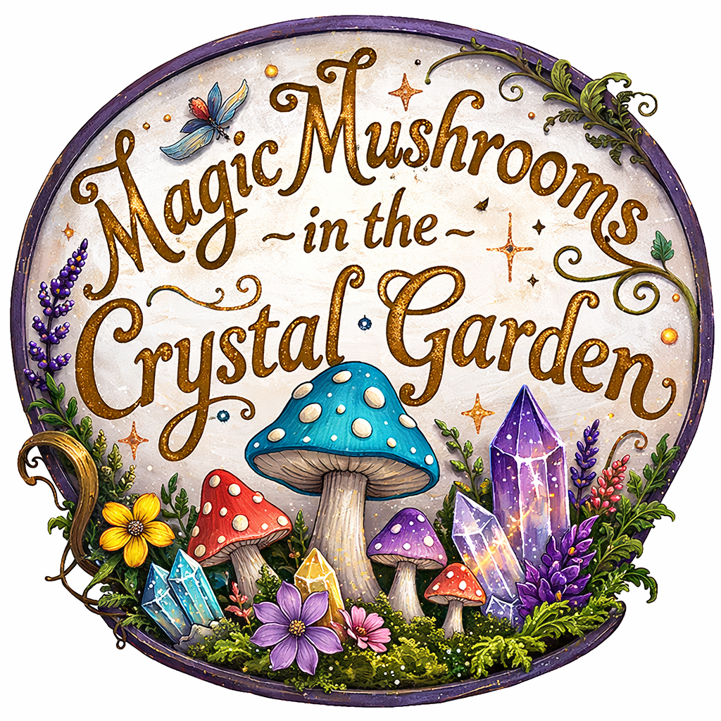 Magic Mushrooms in the Crystal Garden