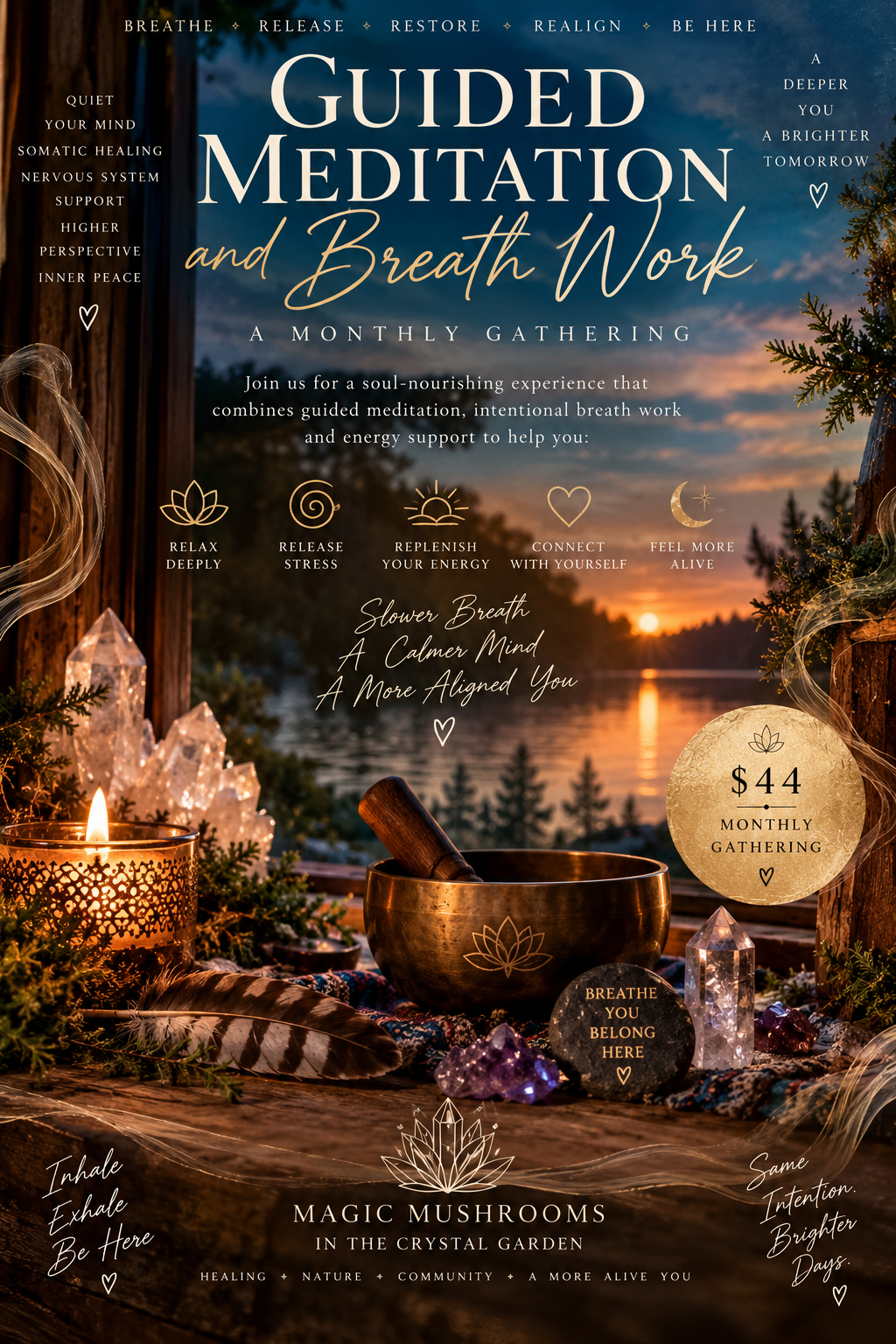Guided Meditation and Breath Work