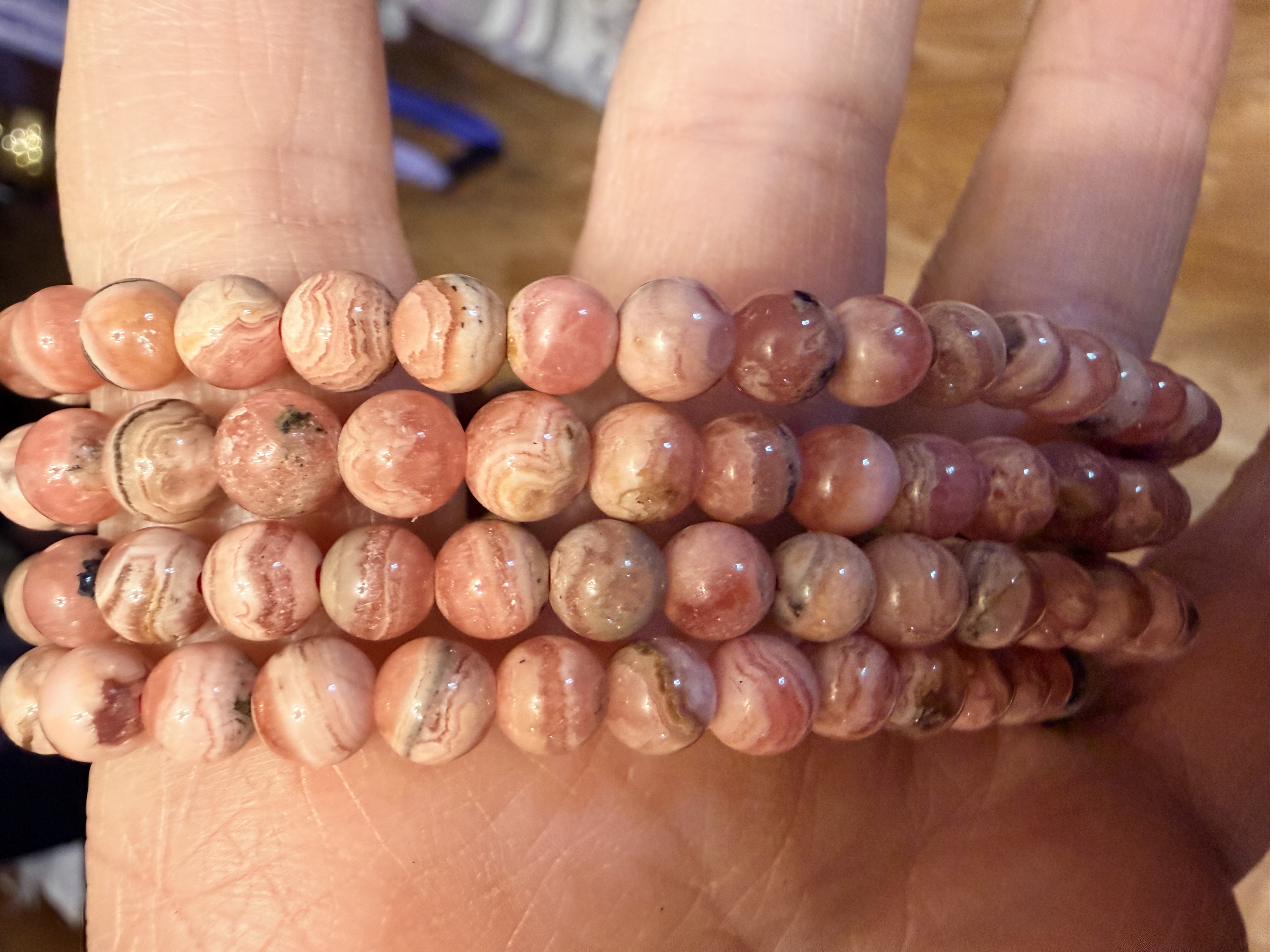 Rhodochrosite Bracelets