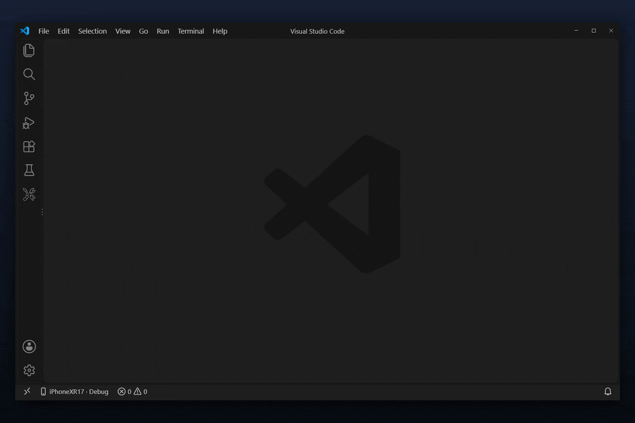 New Project: pick a template, a name and a bundle identifier