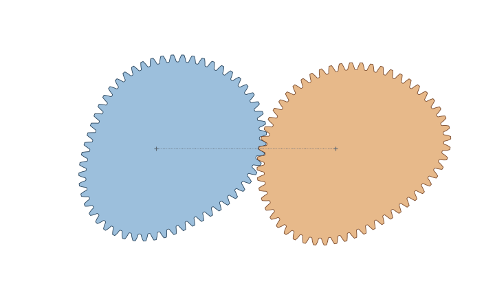 Animated crazy_kidney_bean gear pair
