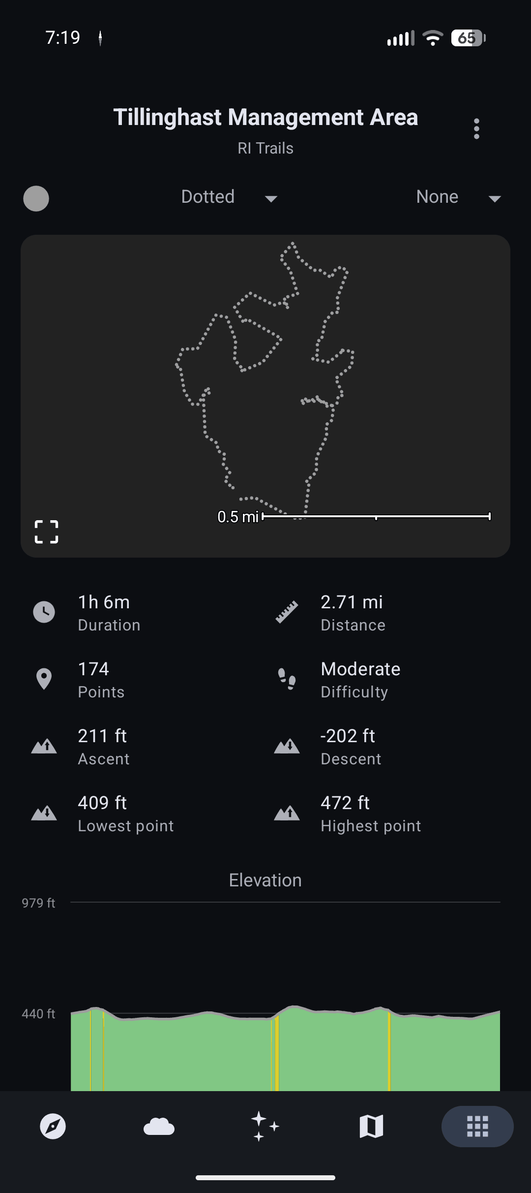 Screenshot 2 of Trail Sense — opens full size