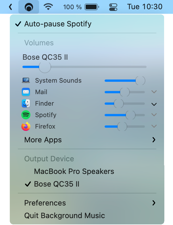 Background Music screenshot