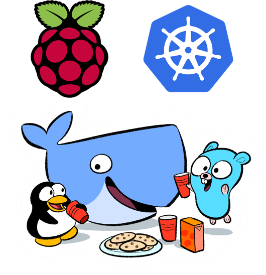 Image of Kubernetes and Raspberry Pi