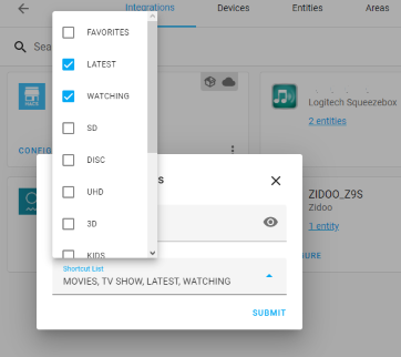 Configure Shortcuts