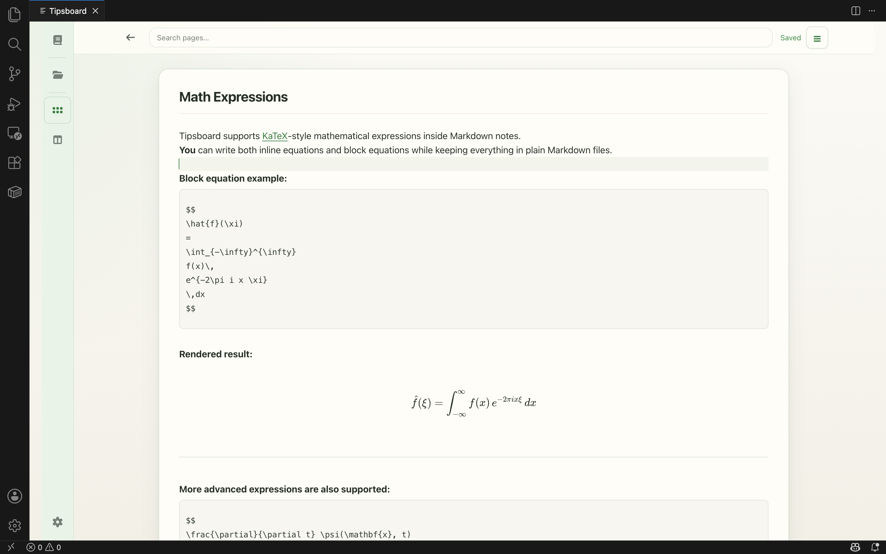 Rich Markdown Editing