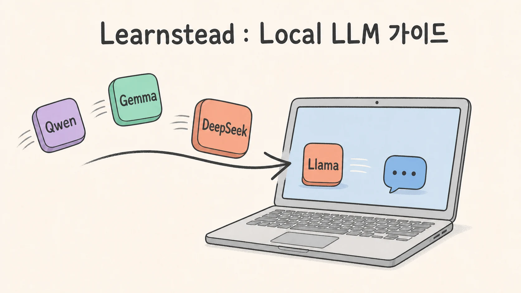 Qwen, Gemma, DeepSeek 모델이 노트북 안으로 들어가는 Local LLM 가이드