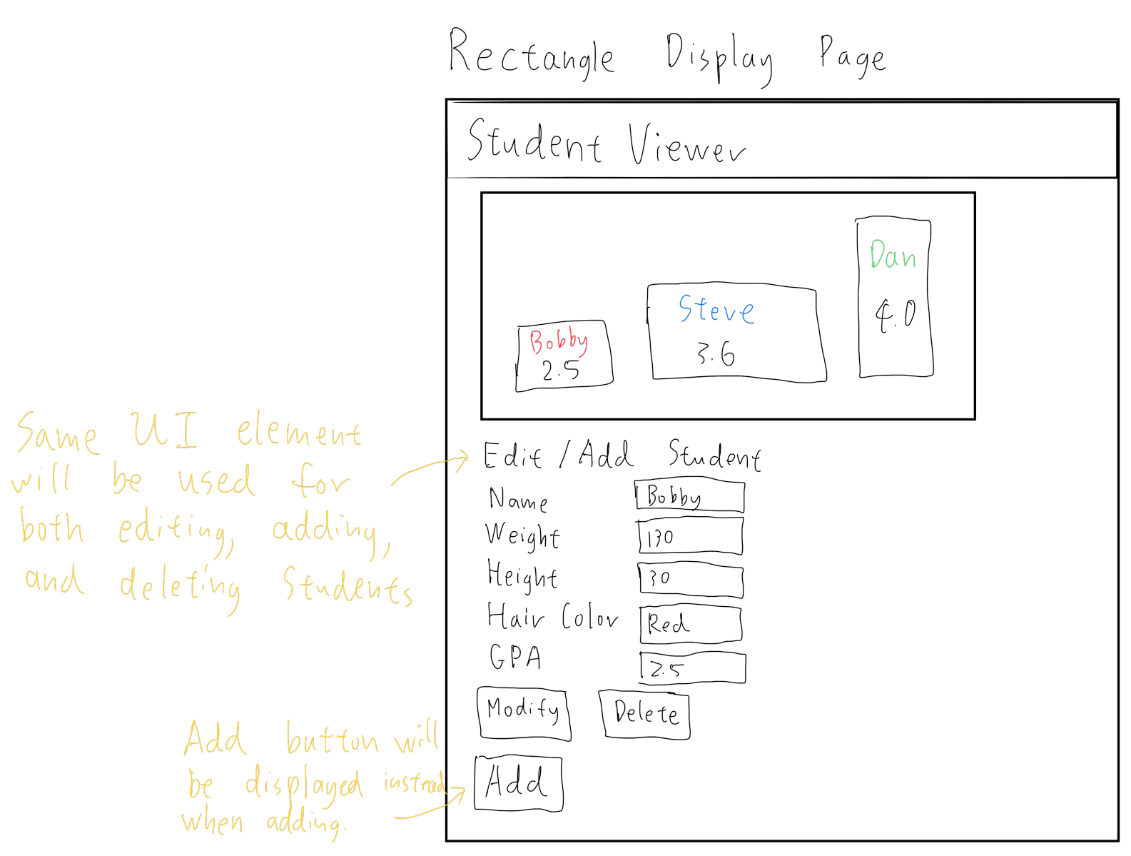 UI Mockup