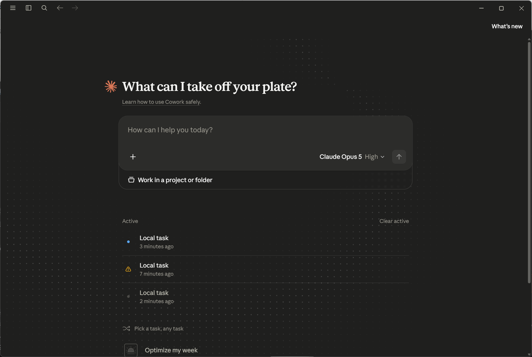 Claude Desktop 运行截图