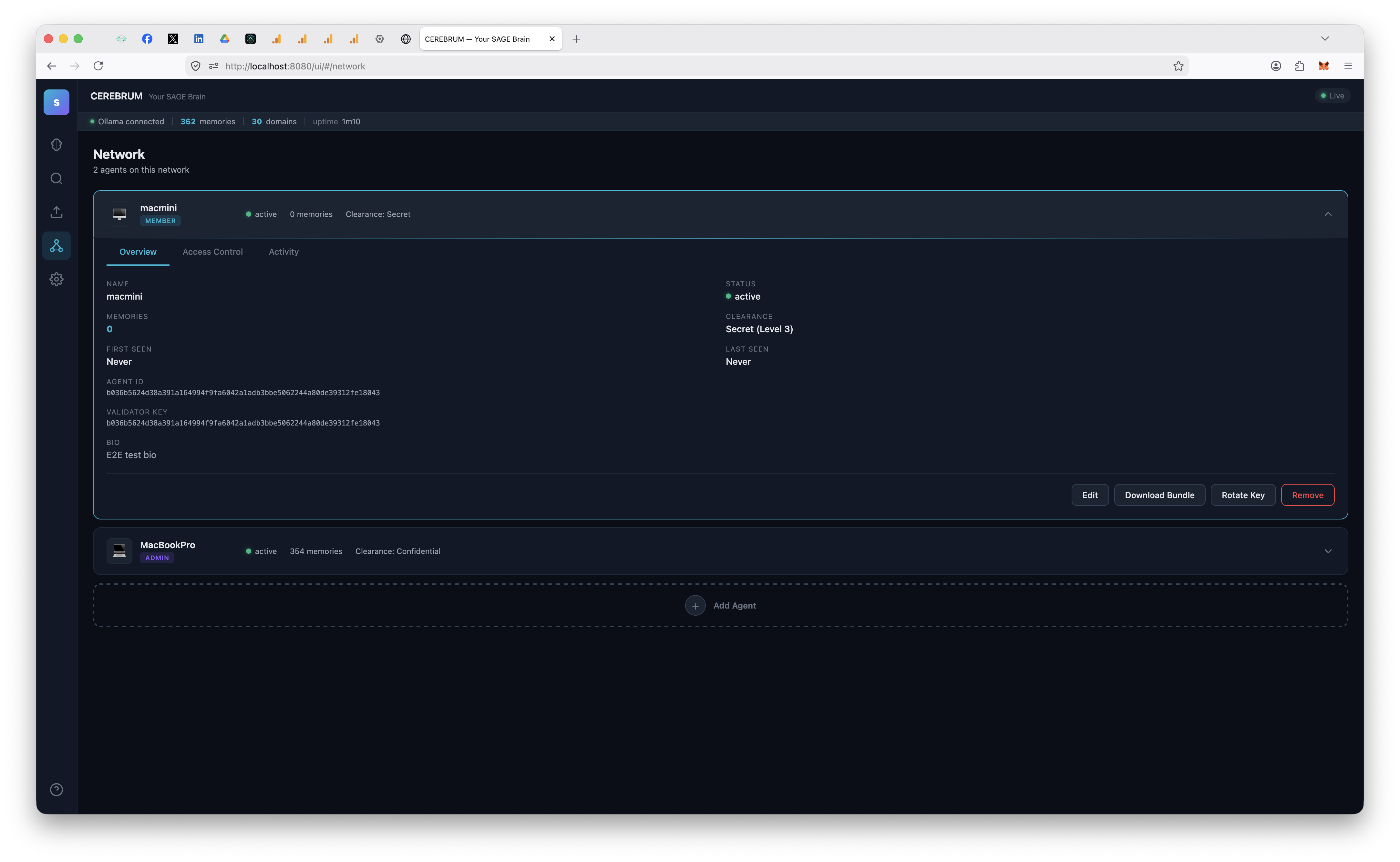 Network — Multi-agent management