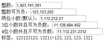 数字格式化