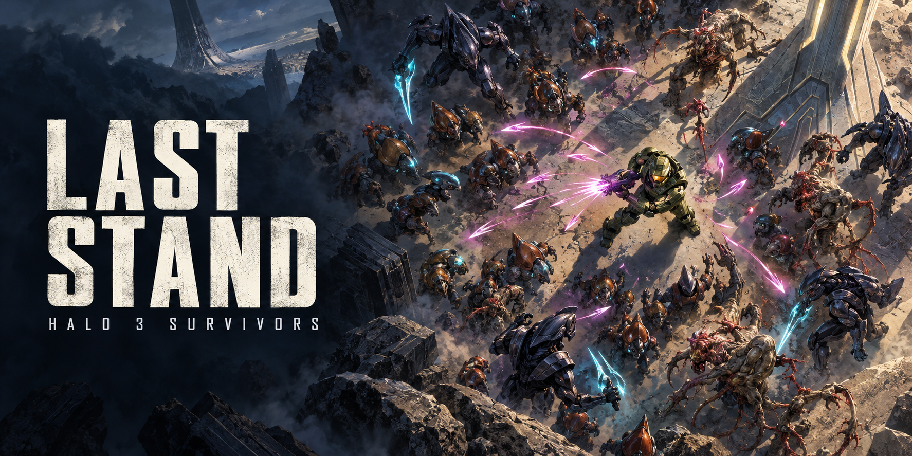 Last Stand: Halo 3 Survivors — promotional concept artwork · not a gameplay screenshot