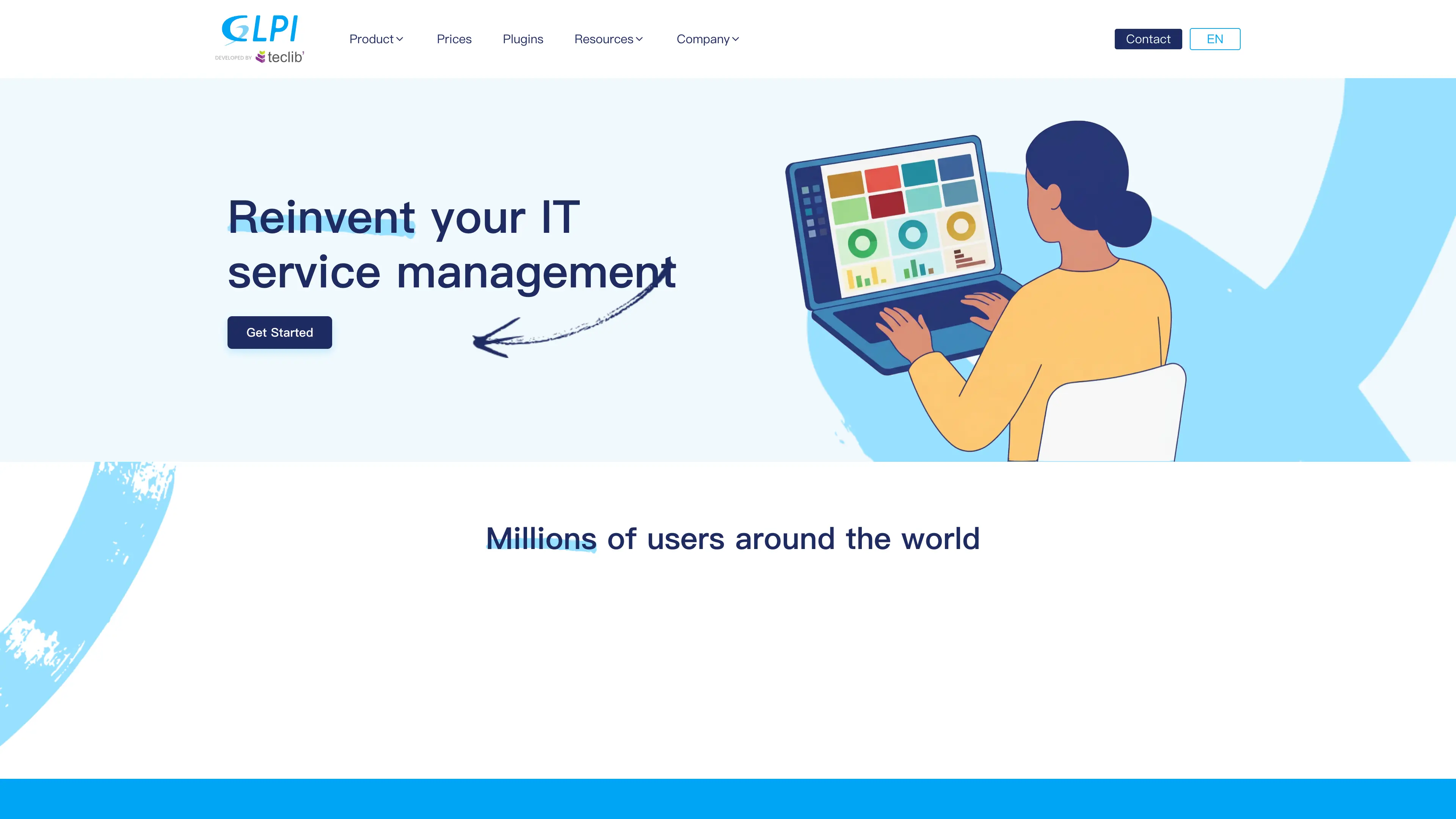 GLPI website