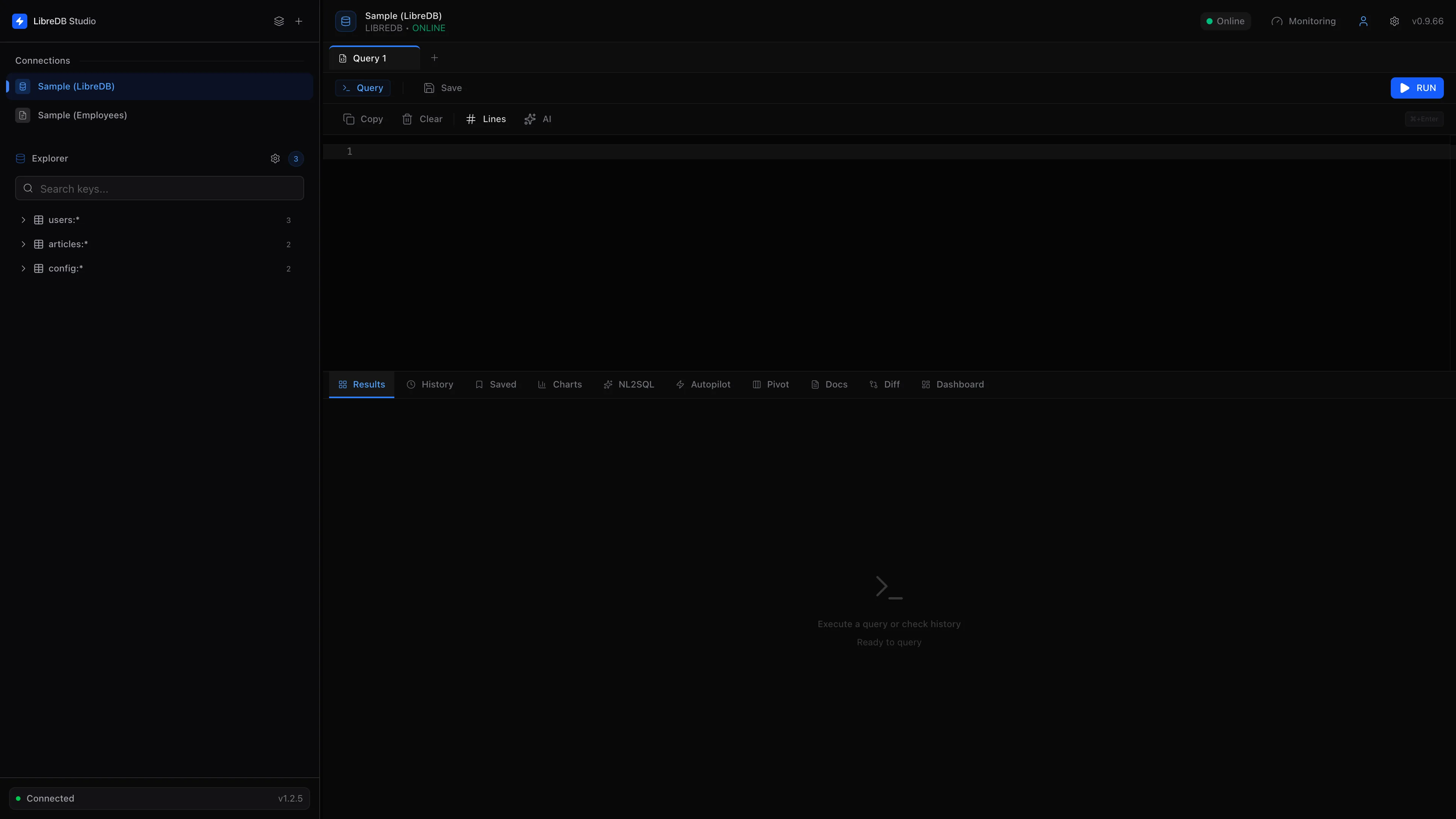 LibreDB Studio Screenshot