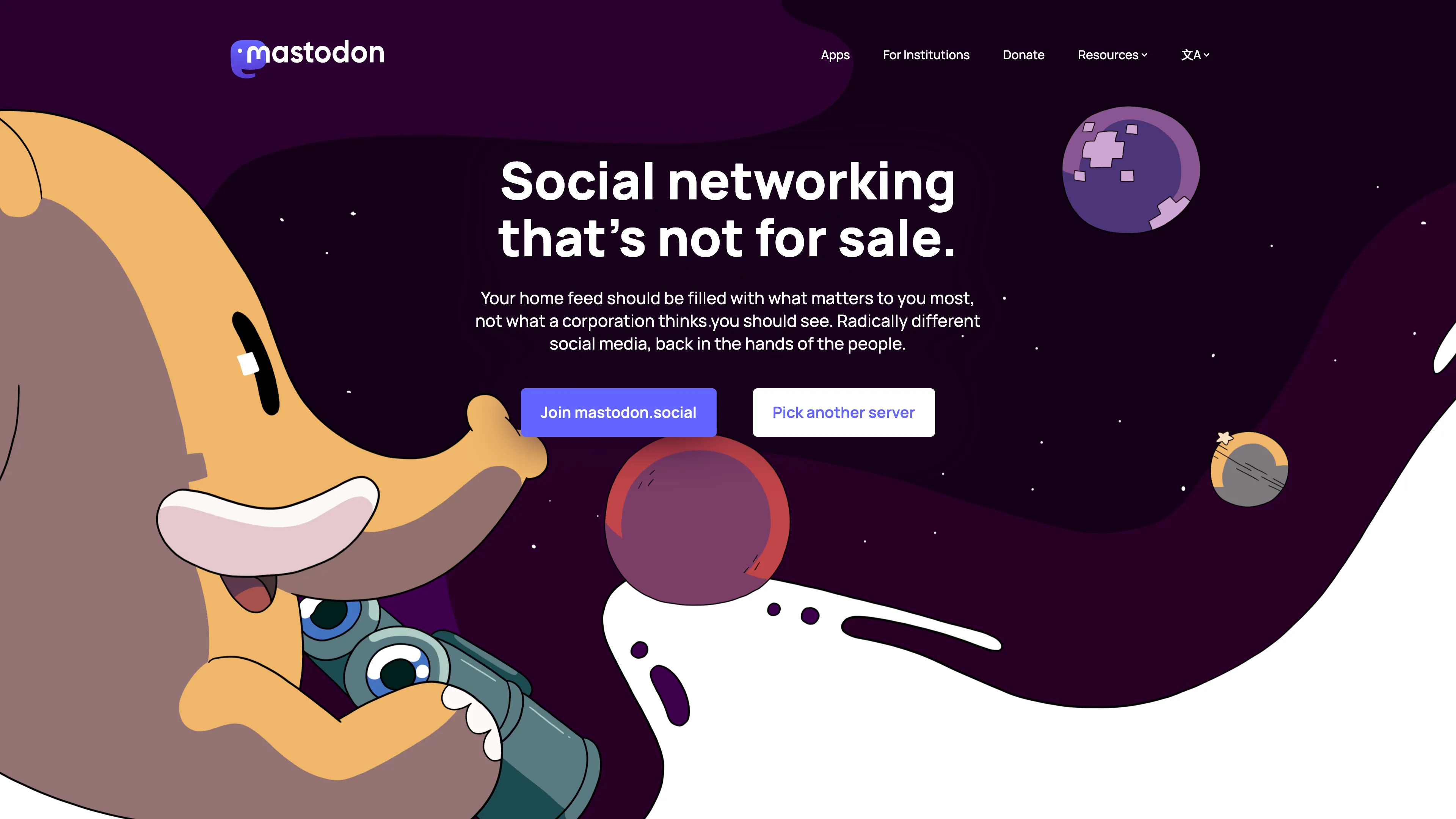 Mastodon Screenshot