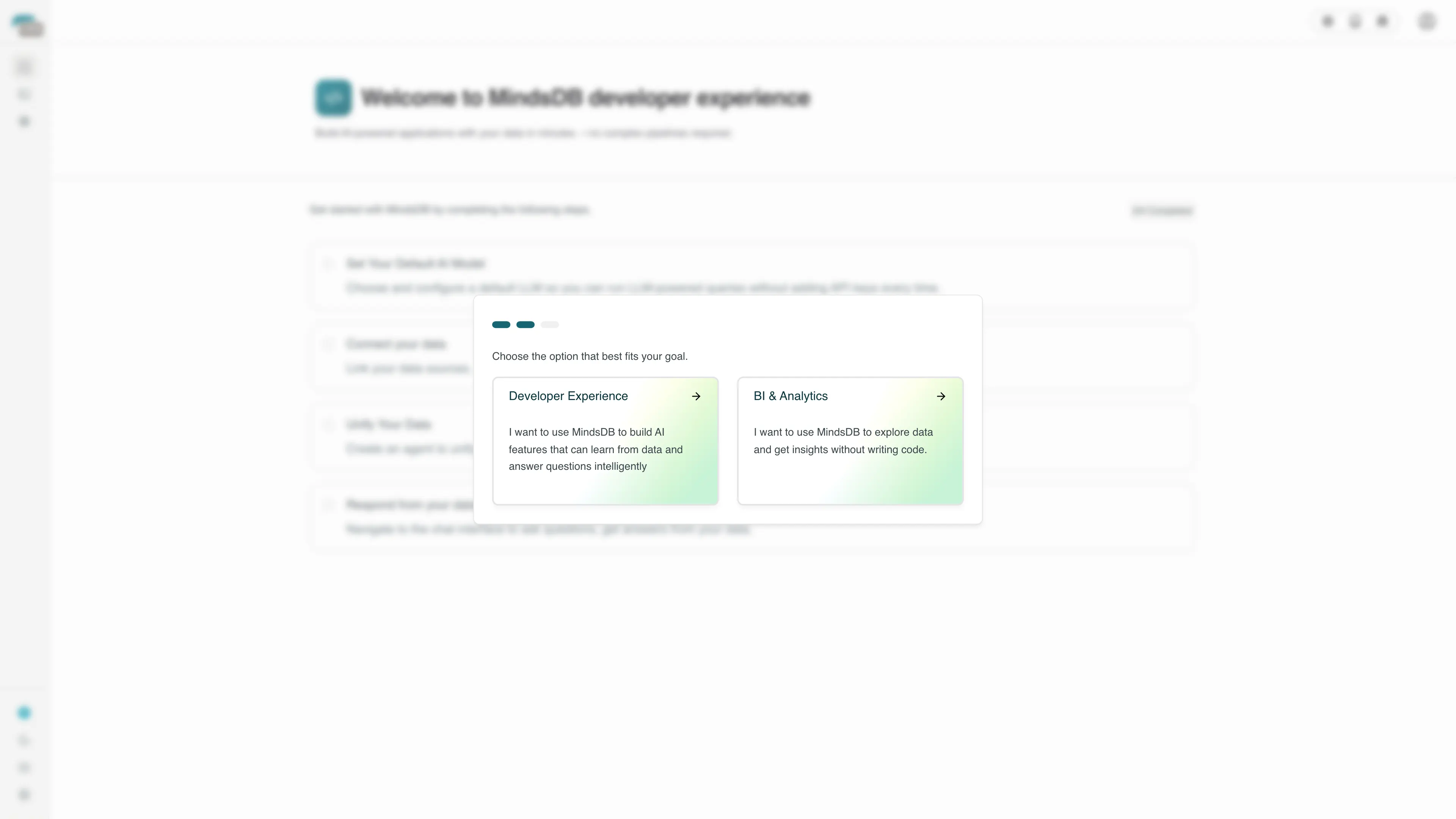 MindsDB Screenshot