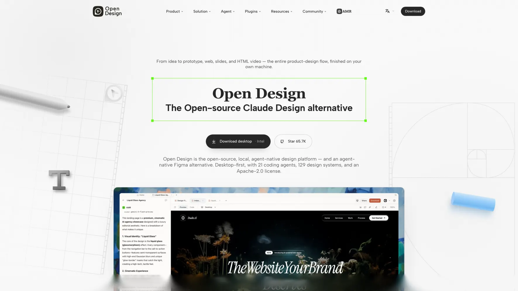 Open Design Screenshot