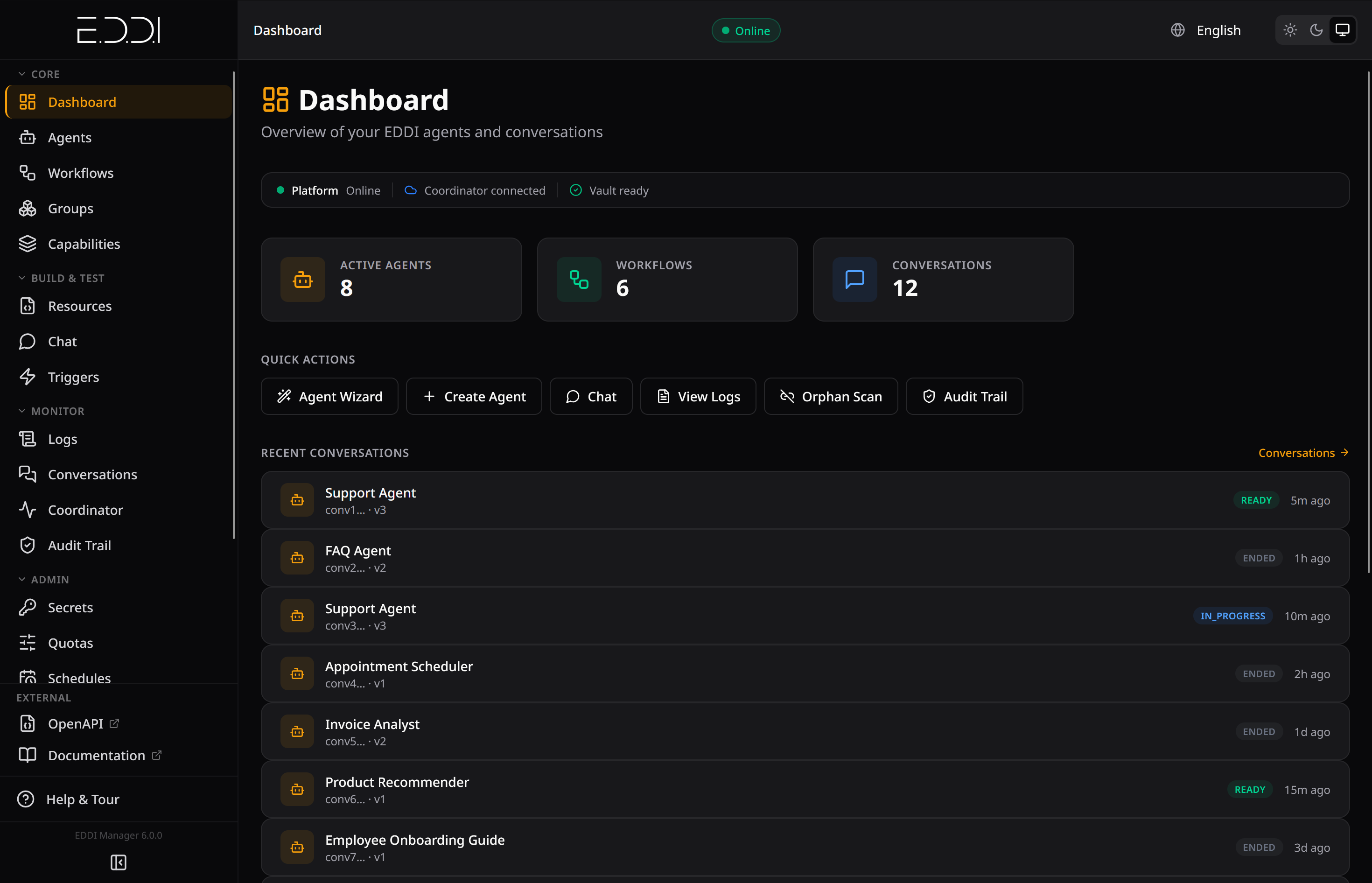 EDDI screenshot