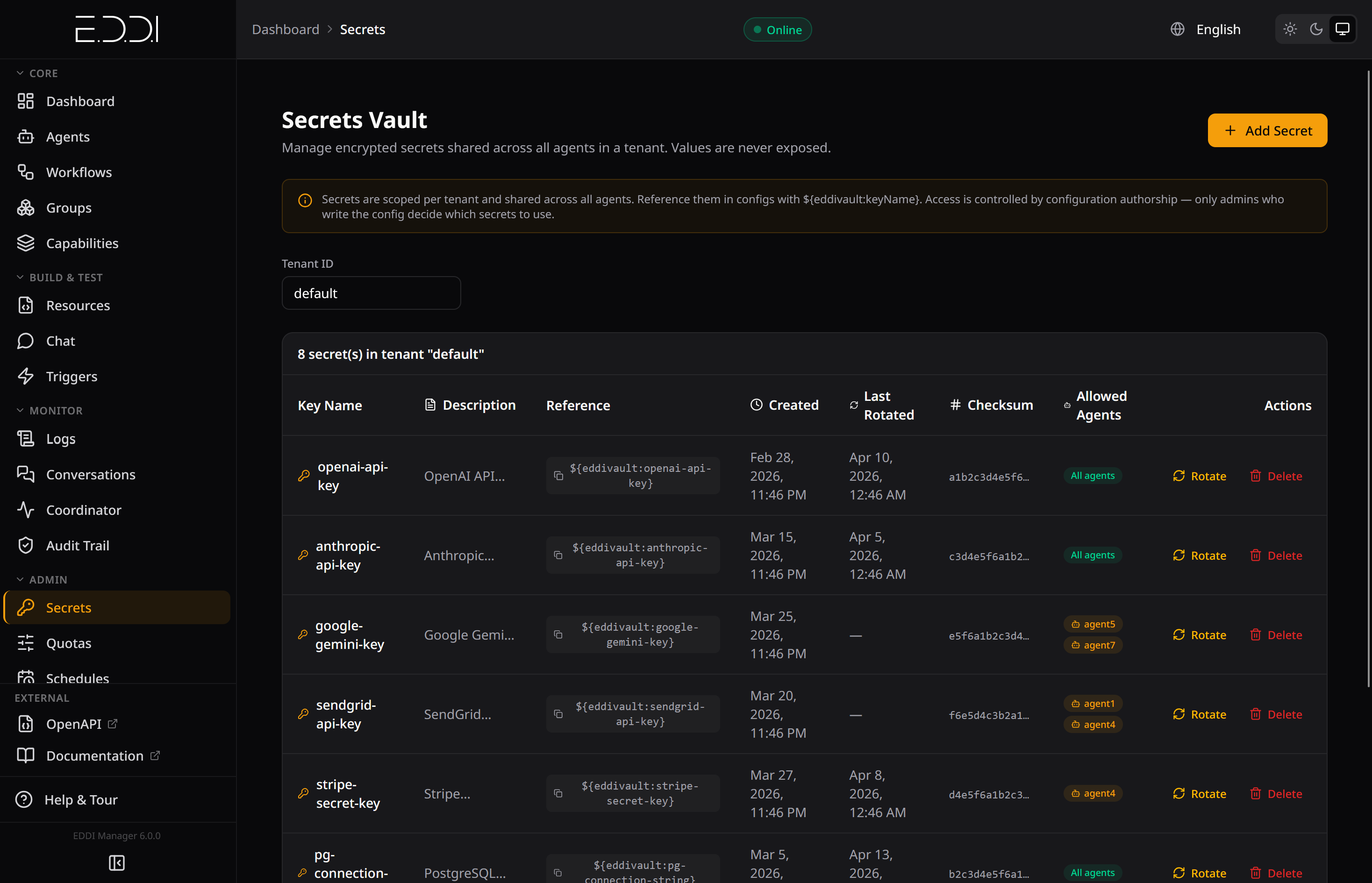 Secrets Vault