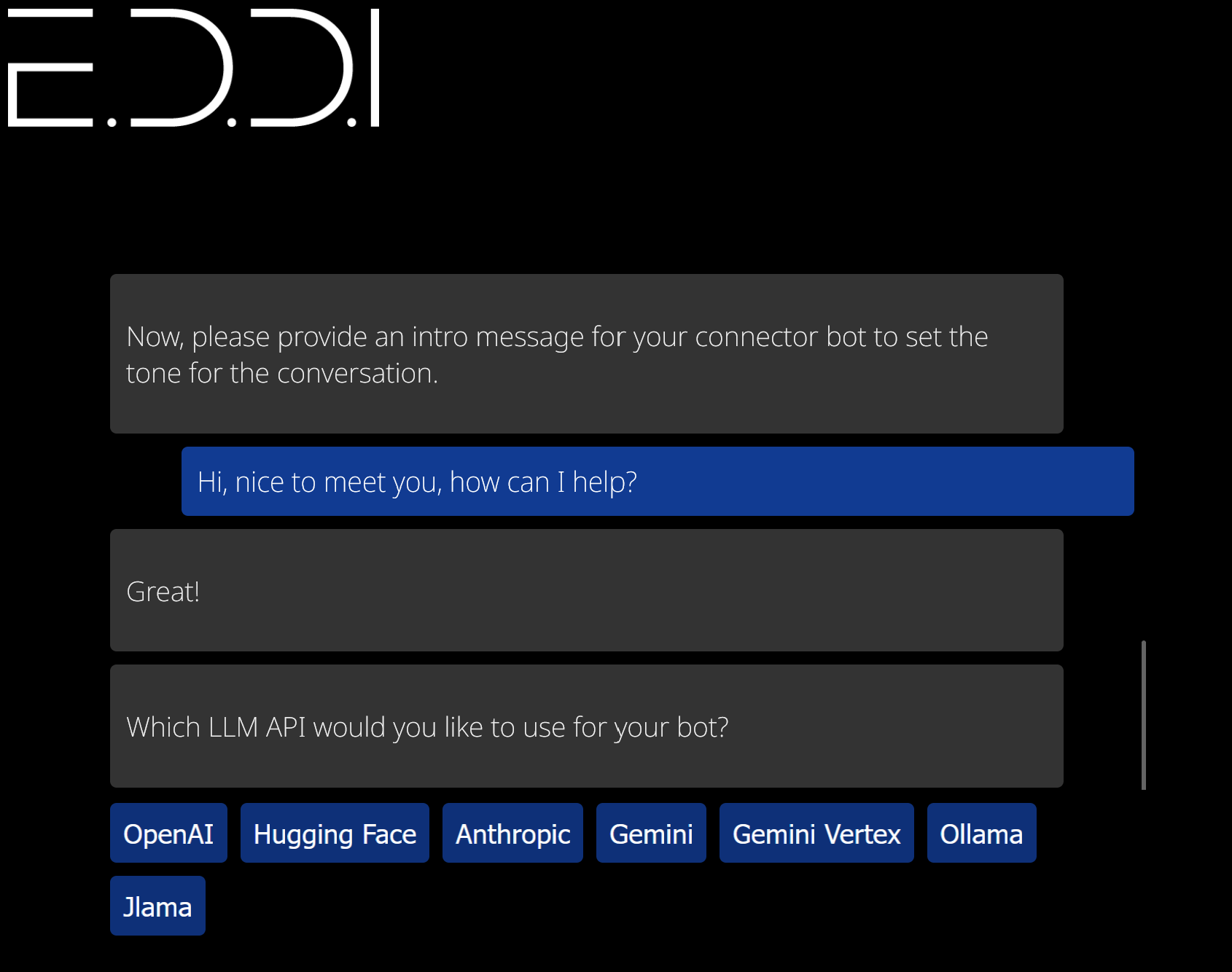 EDDI Screenshot Chat