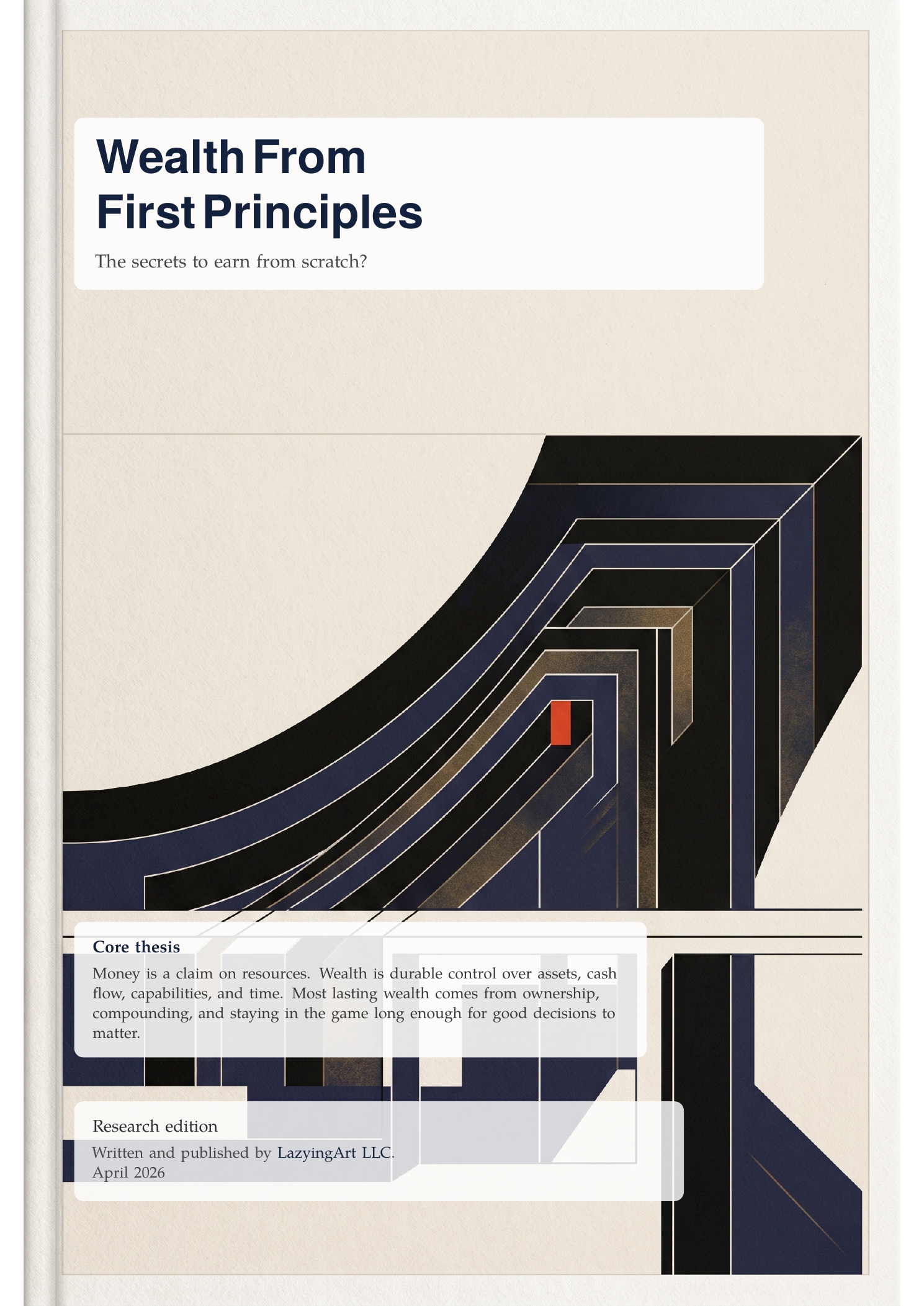 Wealth from first principles cover