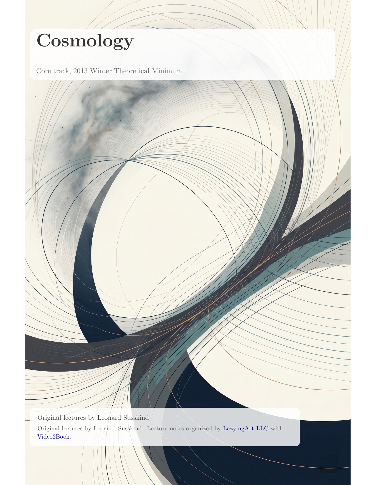 Cosmology Theoretical Minimum cover