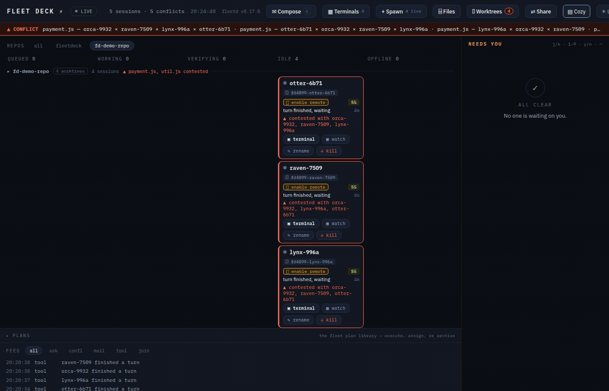 An offline agent revived from the board, keeping its callsign and conversation history.