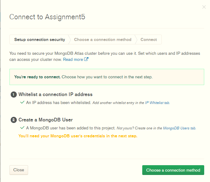 Setting Up MongoDB Atlas Cloud 6