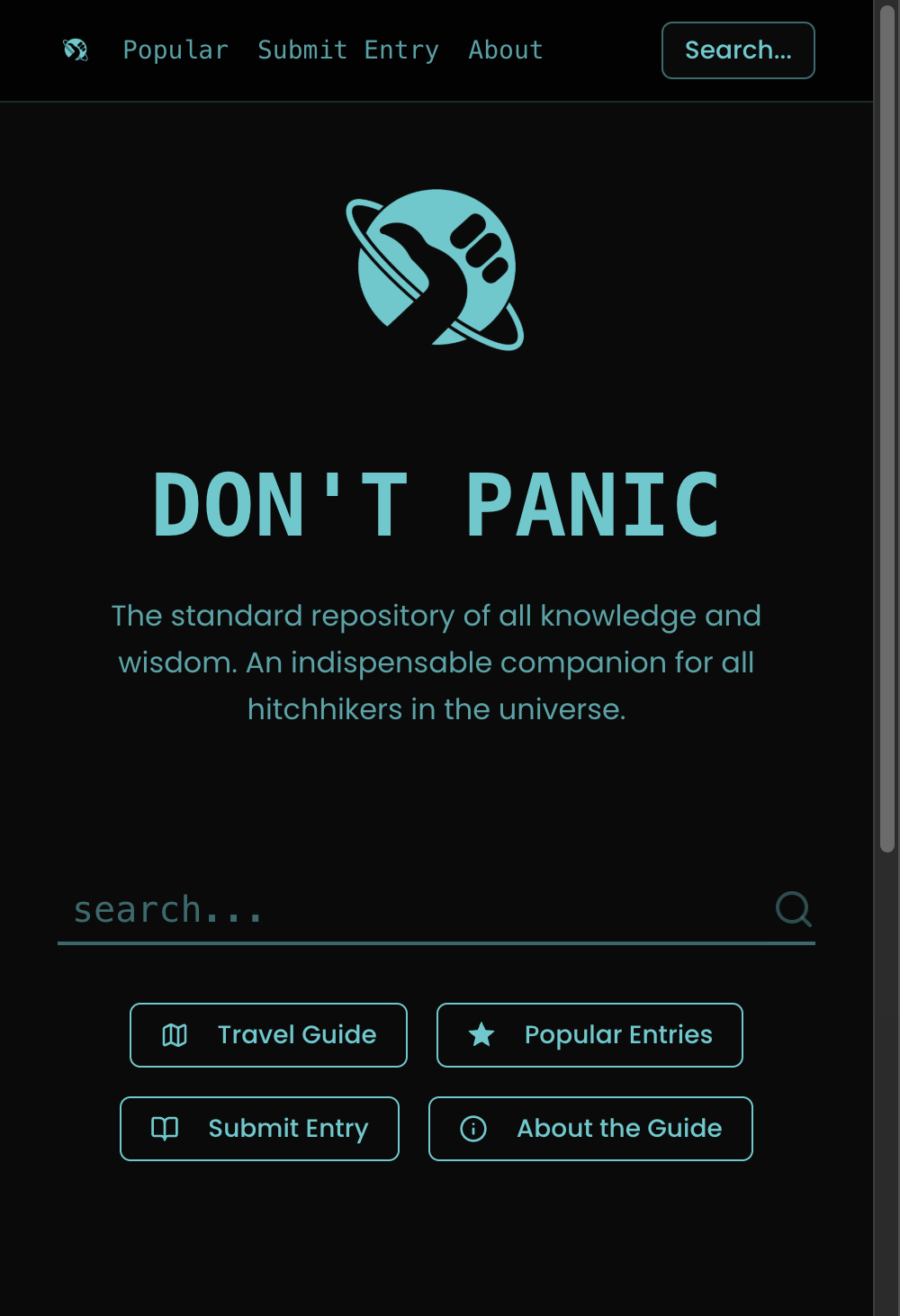 Mobile view