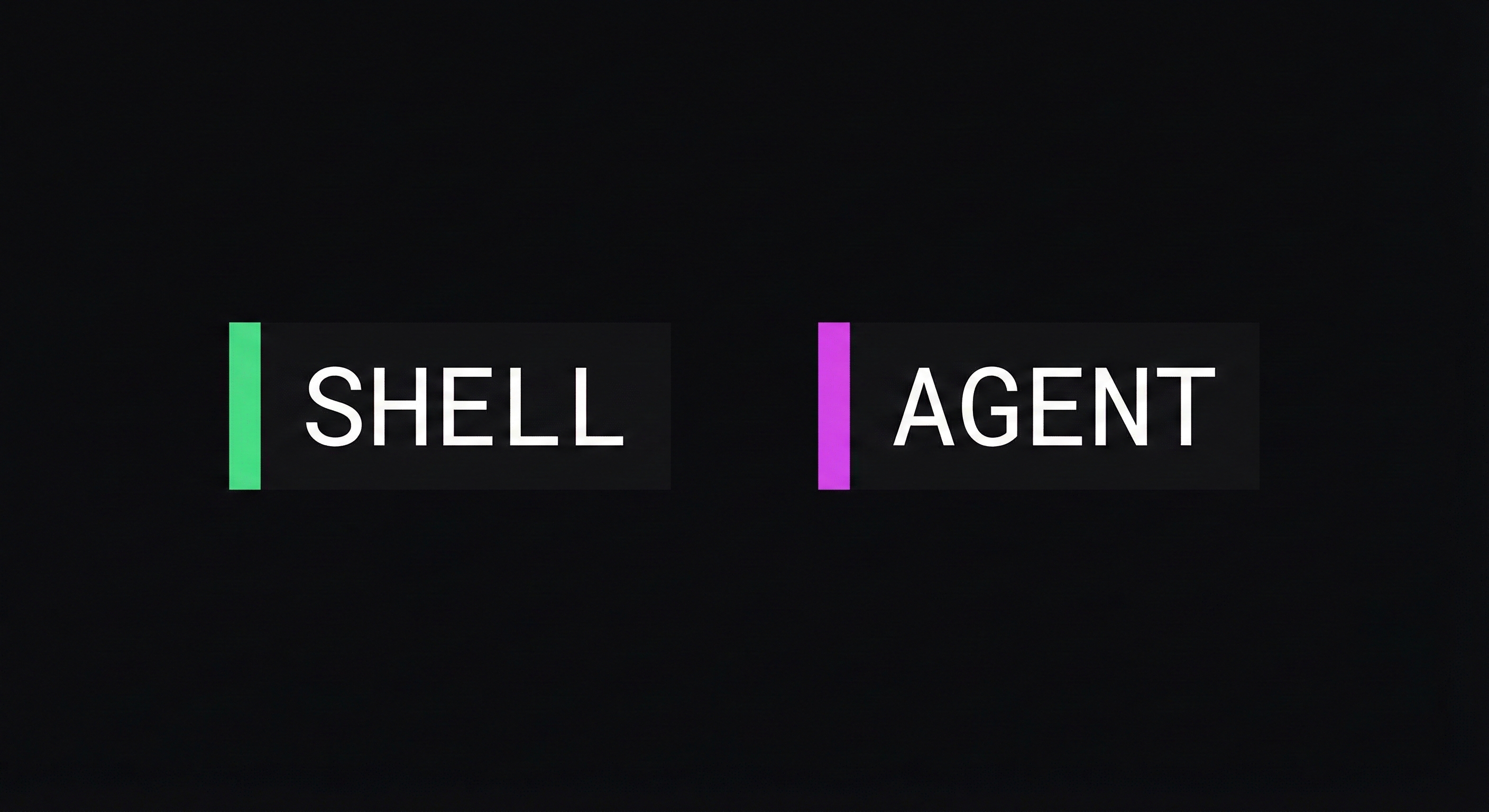 Shell and Agent mode indicators
