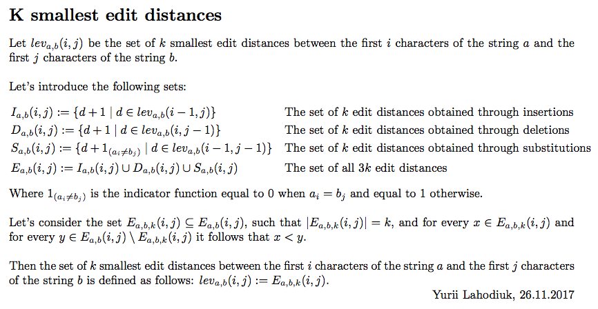 Description of the algorithm