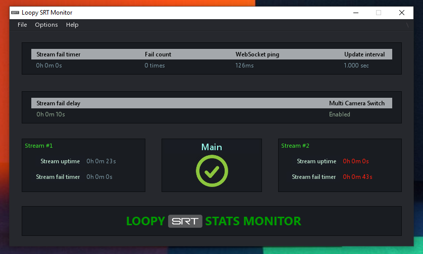 Loopy SRT Stats Monitor