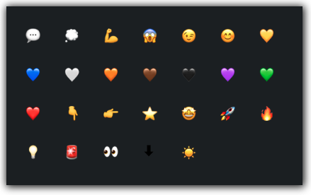 List of emojis