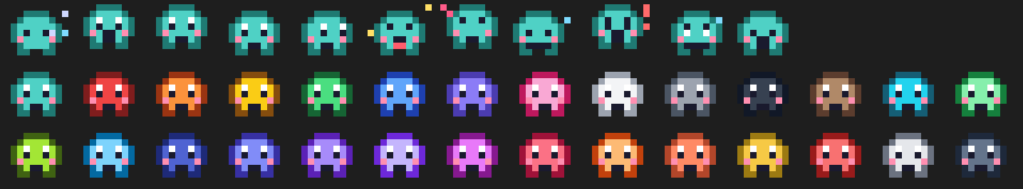 moods and 28 colours