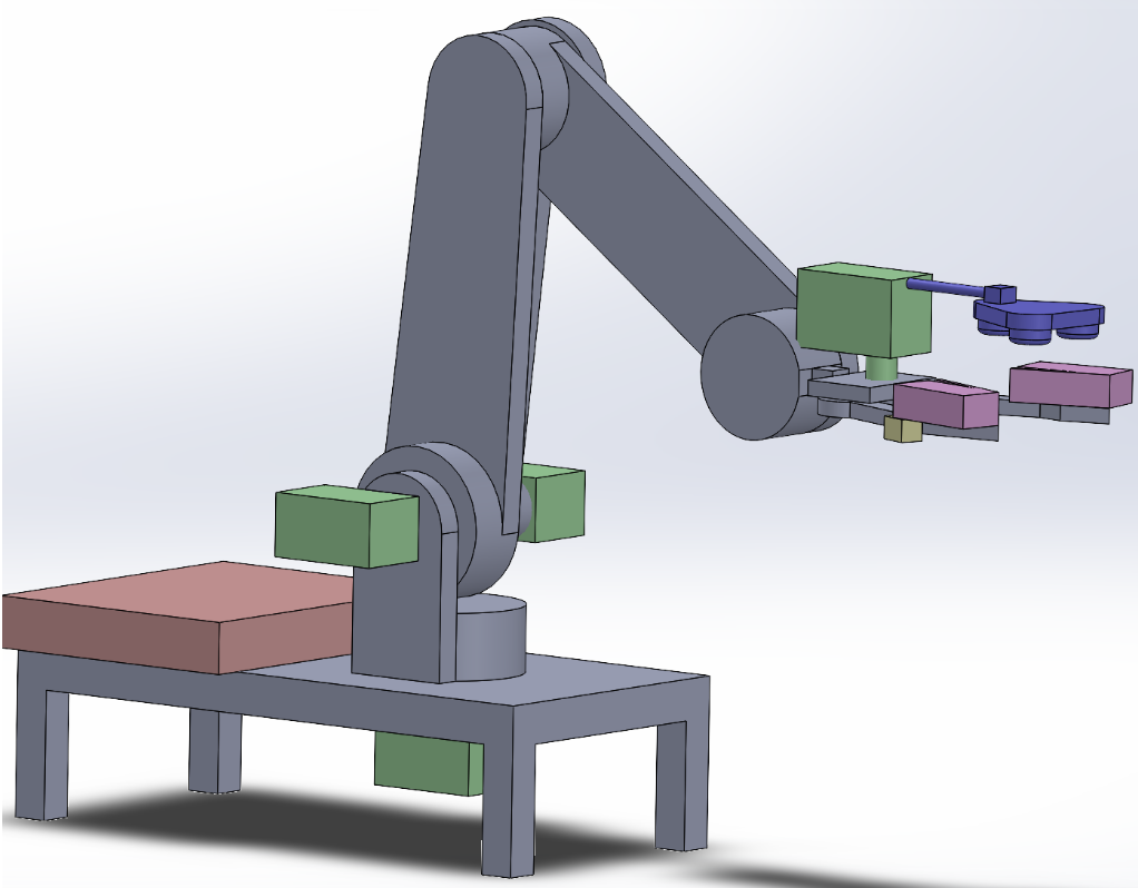 Image of CAD Robot arm