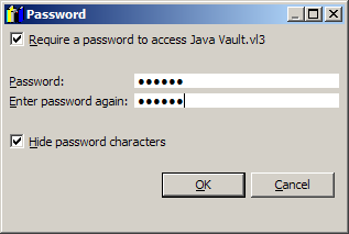 File / Password Dialog