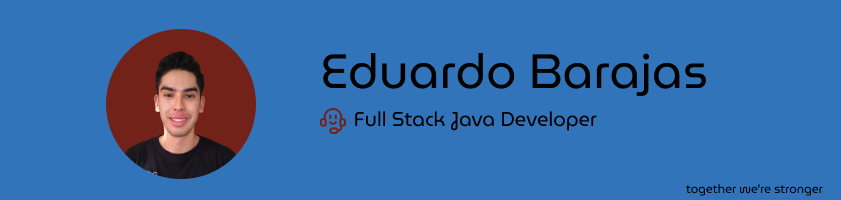 GitHub - eduardobarajasp/portfolio: Java Developer Portfolio