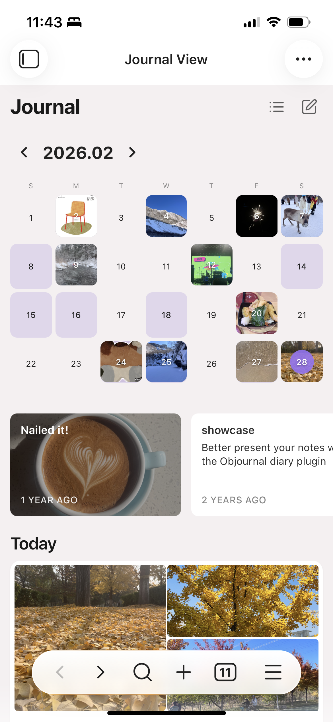 Calendar View