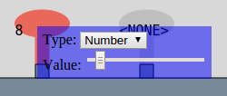 Custom number value input