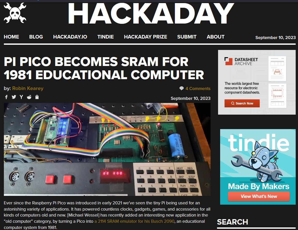 Hackaday Coverage