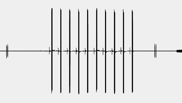 Burst of RF pulses