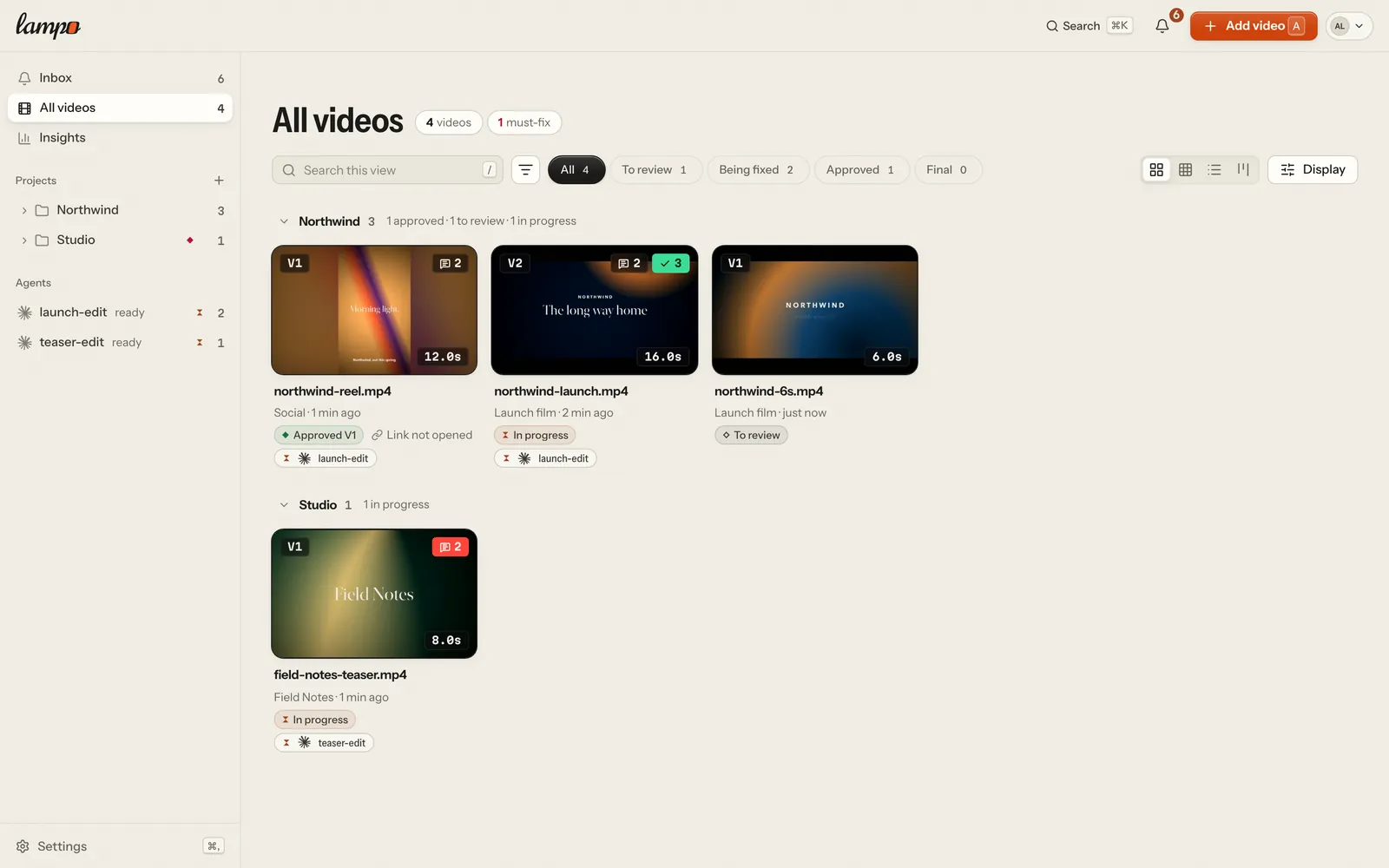 The library in the light theme