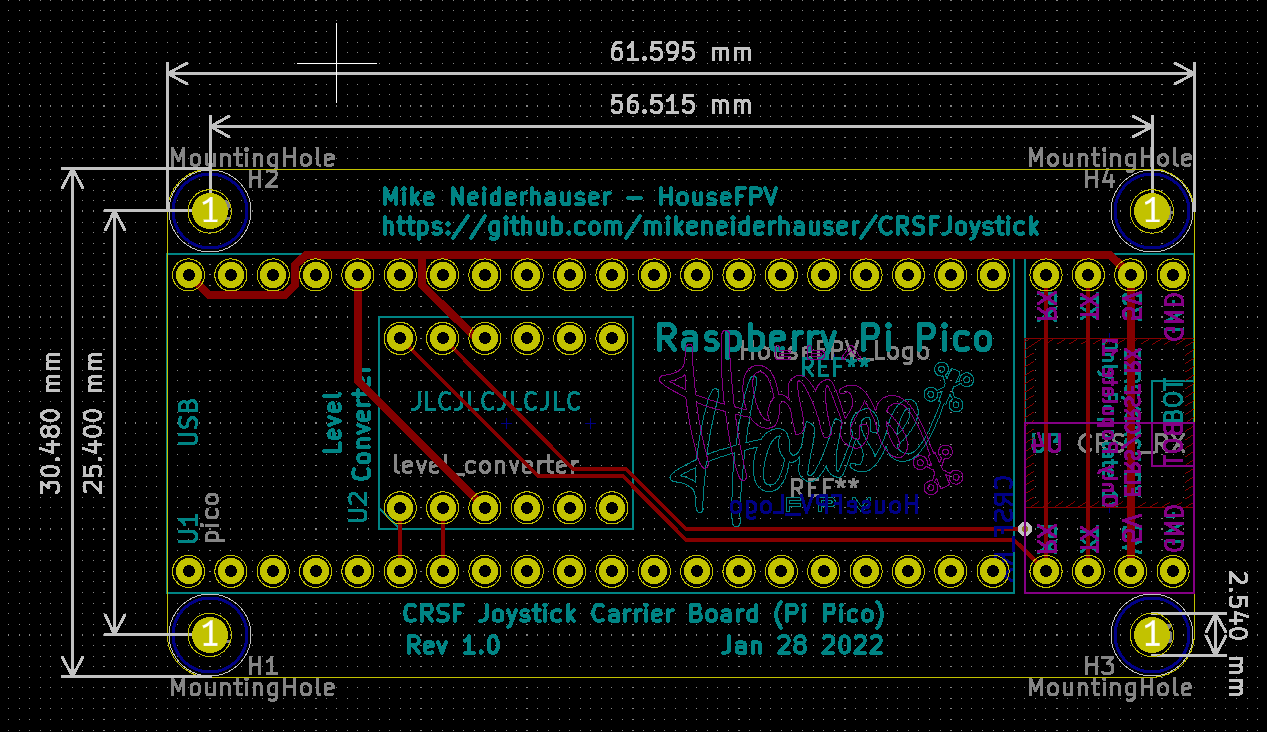 Pi Pico Dimensions